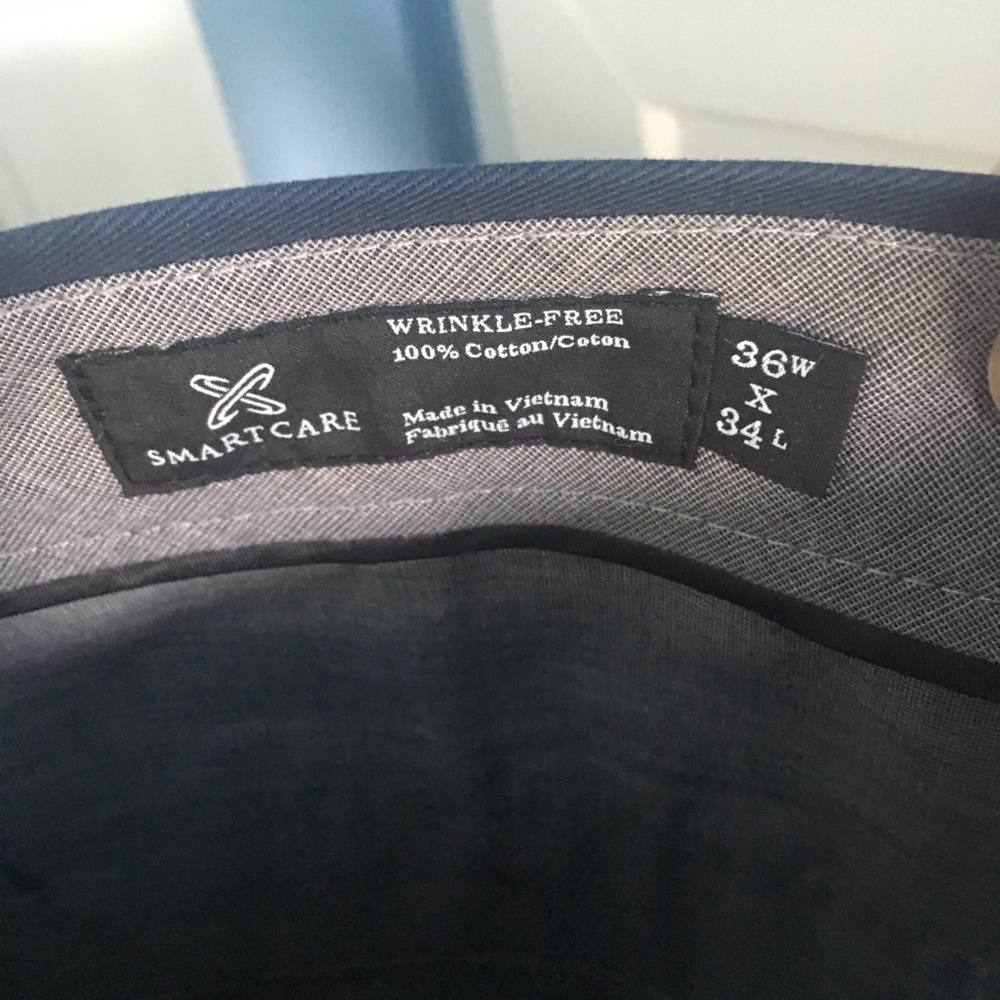 Navy men’s Nordstrom shop dress pants 36Wx34L